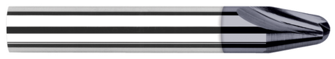 979952-C3 0.0100" Radius x 0.1520" LOC x 20° per side - 2 FL - AlTiN Coated
