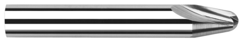 979901 0.0200" Radius x 0.1330" LOC x 20° per side - 2 FL - Uncoated