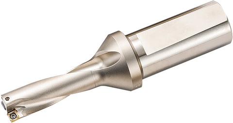 Kyocera S100DRV0766306, DRV Magic Drill 0.7656" Cutting Diameter, 3xD, Coolant-Through Indexable Insert Drill
