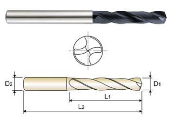 0231ATF 23/64 x 4 CARBIDE DREAM DRILL WITHOUT COOLANT HOLES (3XD)