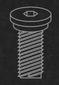 Mitee Bite Minimum order of 4 Machining screw for Mach. Fixt. Clamp 10510