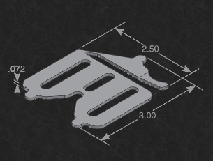 Mitee Bite 1/4-20 Sliding-Stop™/4 pk