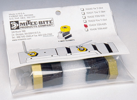 Mitee Bite 5/8 T-Slot T-Slot Clamps/2pk