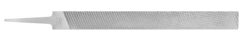 12" Milled Tooth Hand File, Tanged - Second Cut