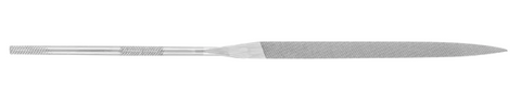 6-1/4" Knife Needle File - Knurled Handle, Cut 4